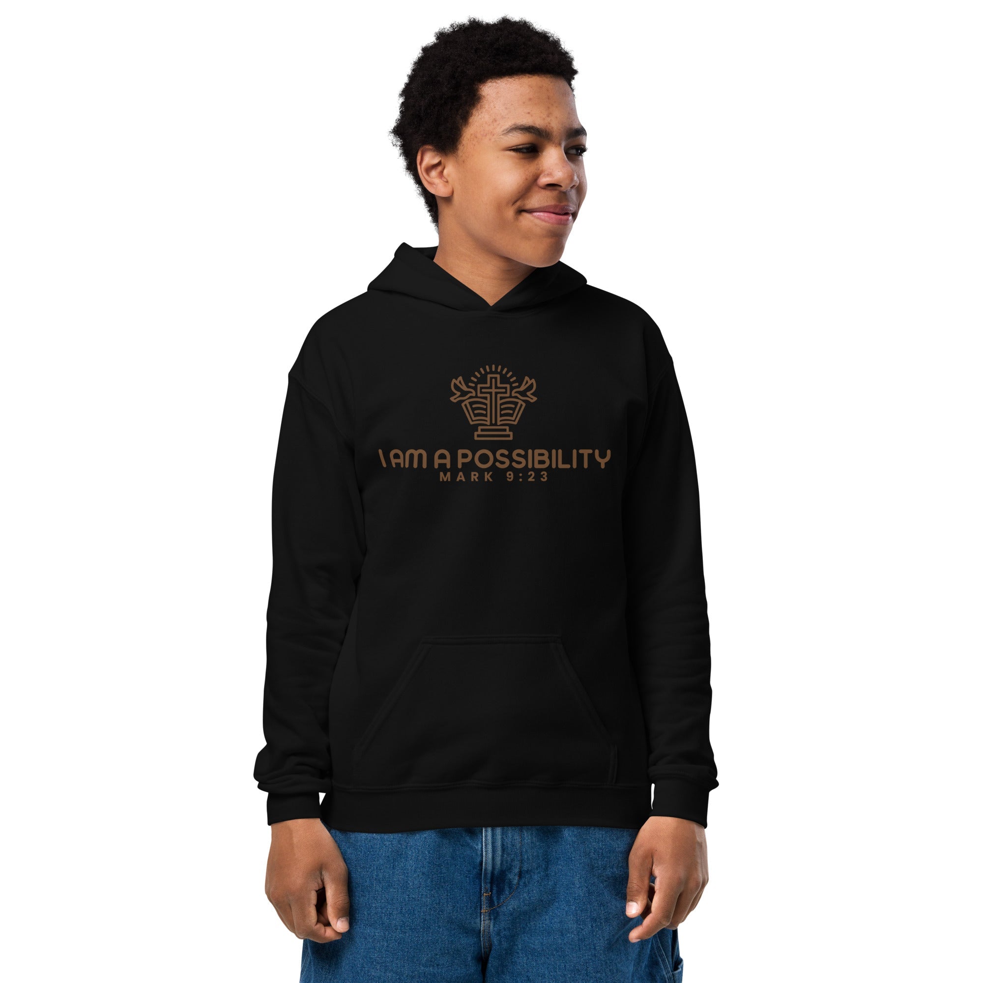 Youth Heavy Blend Cotton - Polyester Hoodie - His World For Us
