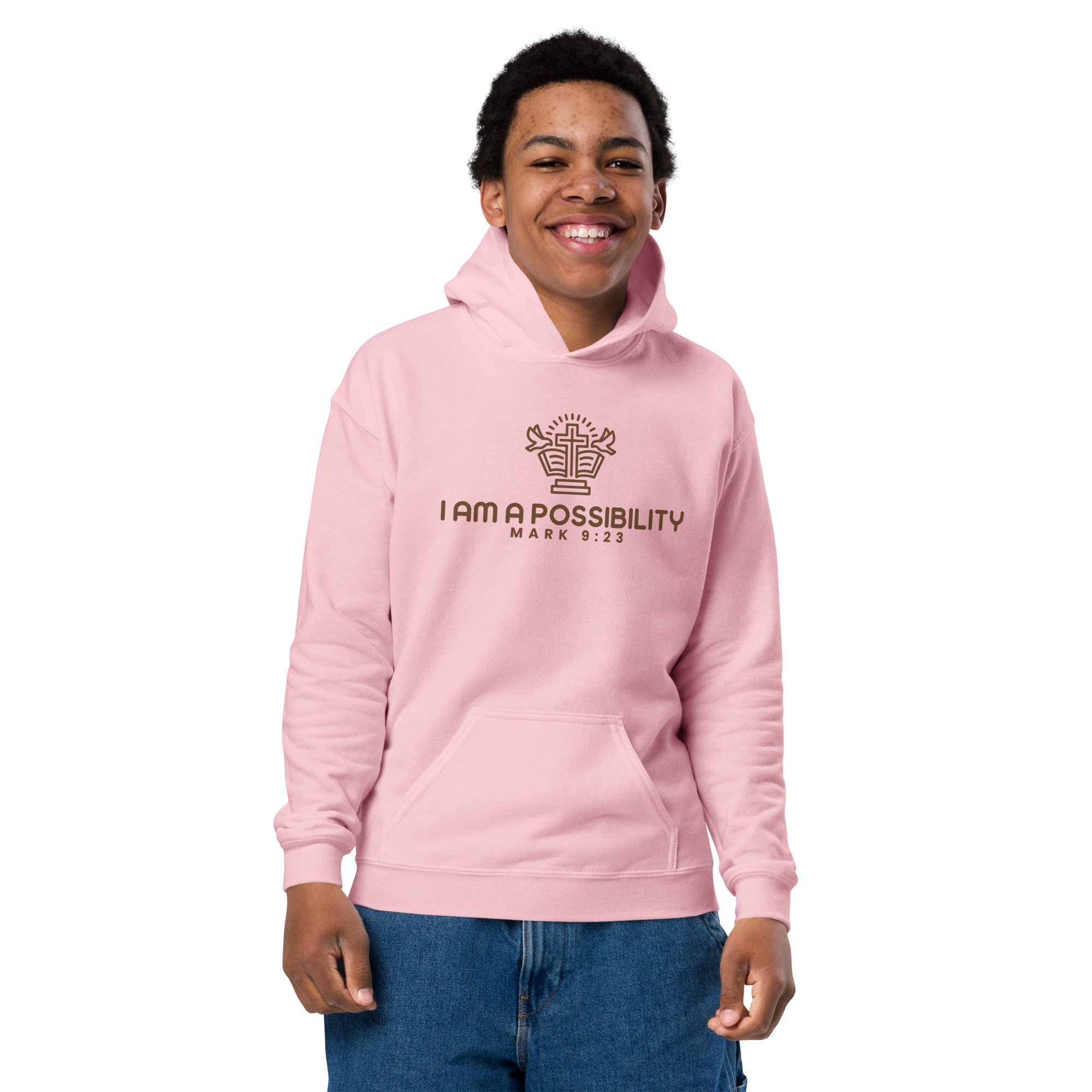 Youth Heavy Blend Cotton - Polyester Hoodie - His World For Us