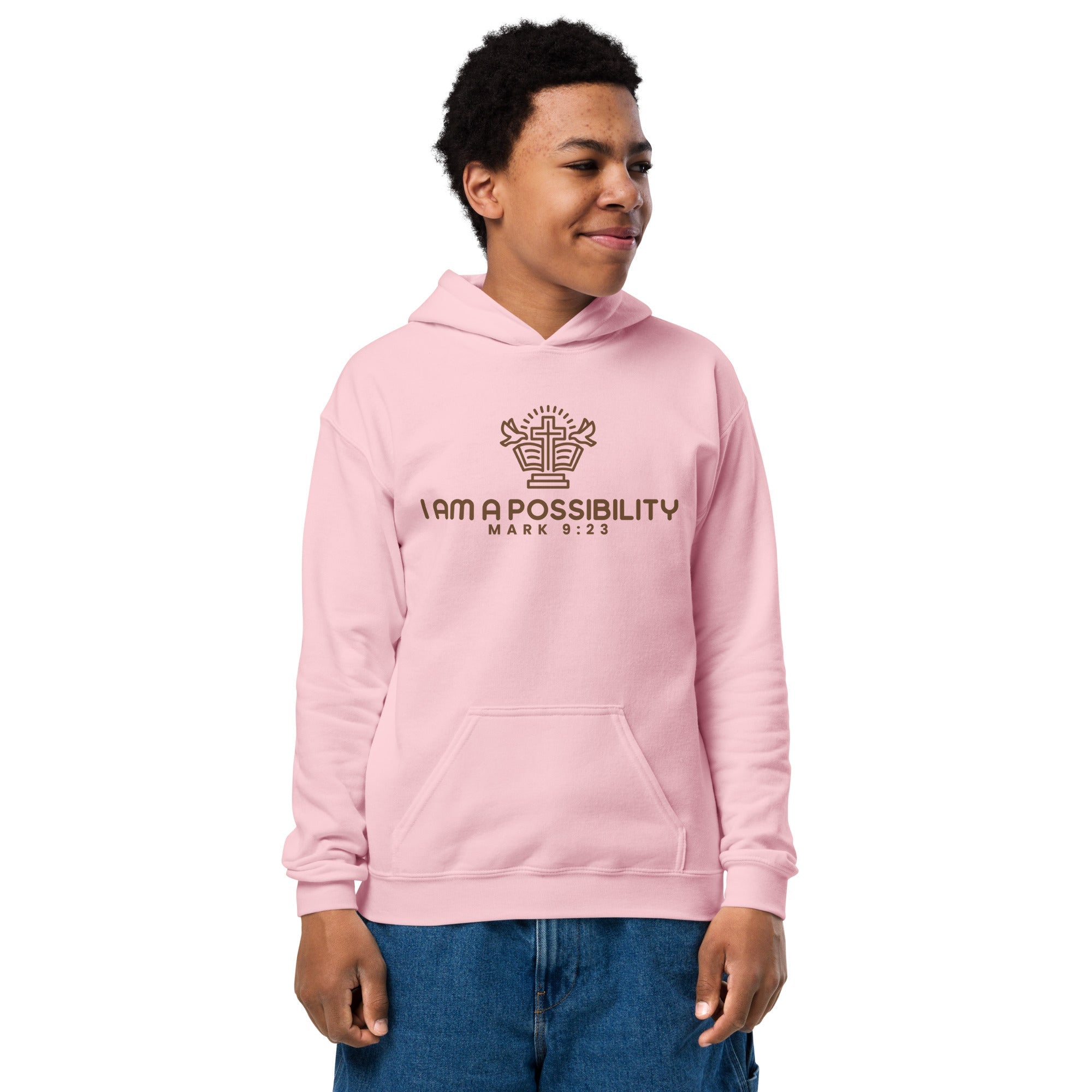 Youth Heavy Blend Cotton - Polyester Hoodie - His World For Us