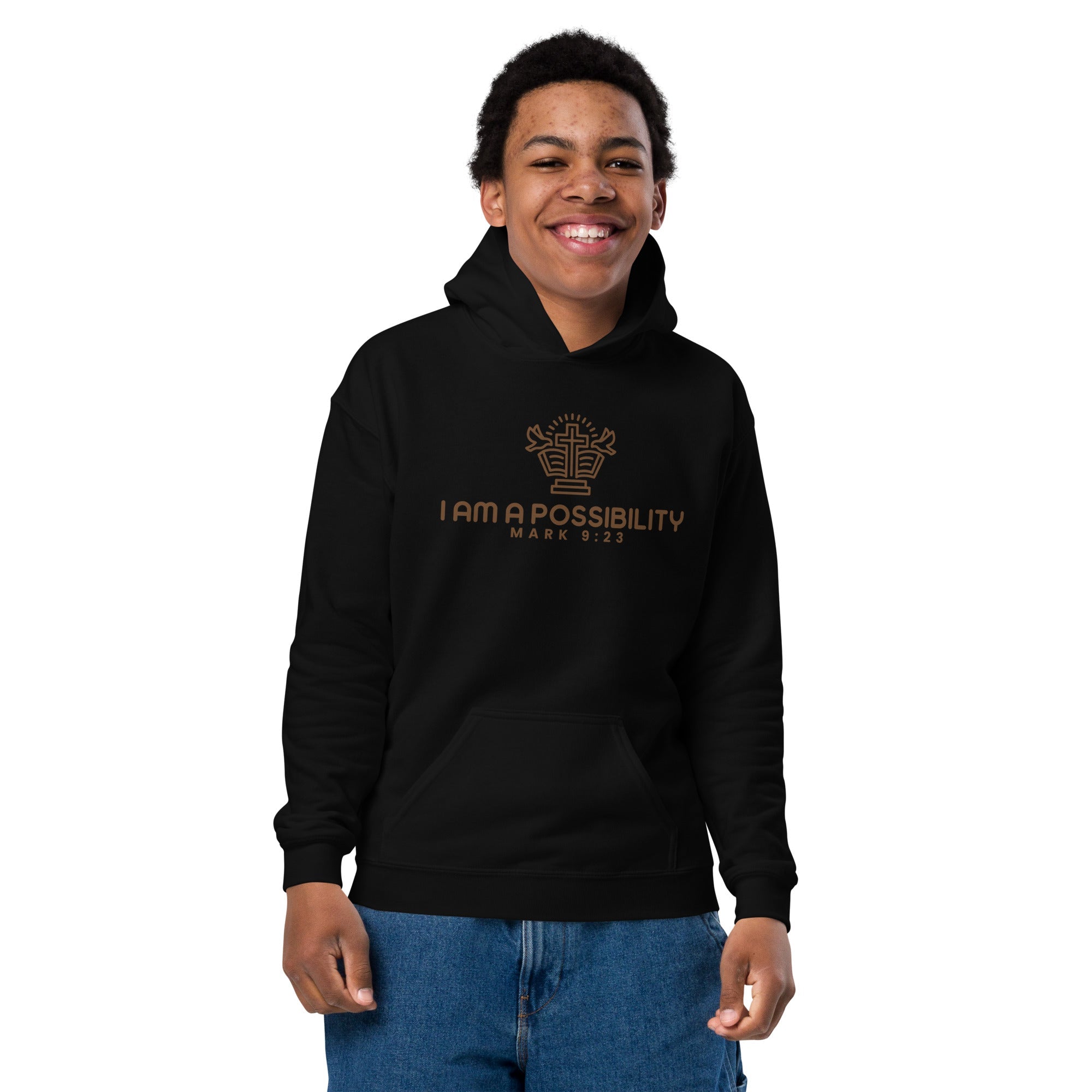 Youth Heavy Blend Cotton - Polyester Hoodie - His World For Us
