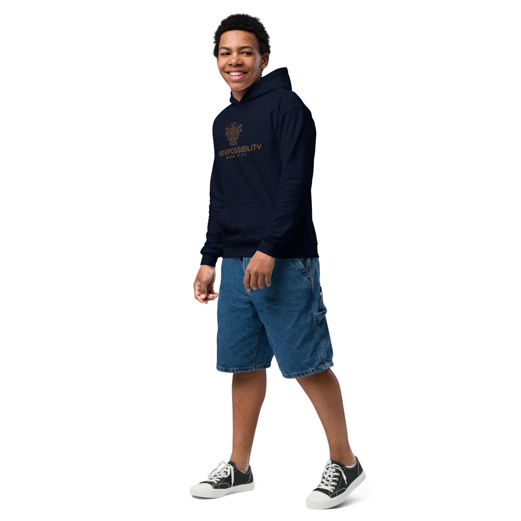Youth Heavy Blend Cotton - Polyester Hoodie - His World For Us